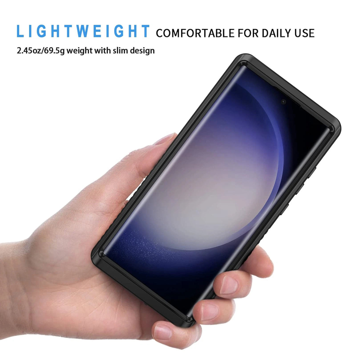 Magnetic Case for Samsung Galaxy S23 Ultra (2023) - Black