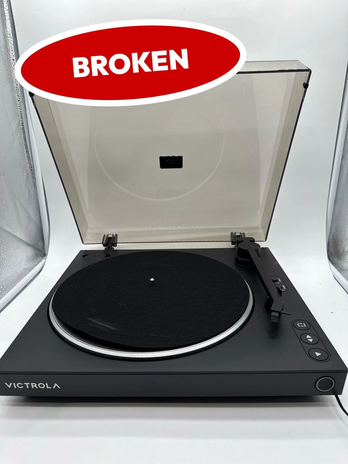 2X Victrola Automatic Turntable Wireless Bluetooth VPT-800-BLK