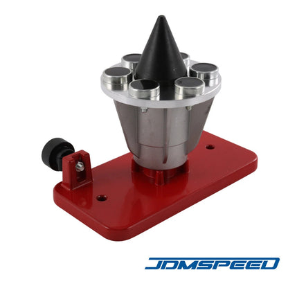 Red Magnetic Wall Mount Blade Balancer for Zero Turn Mowers (42-047)