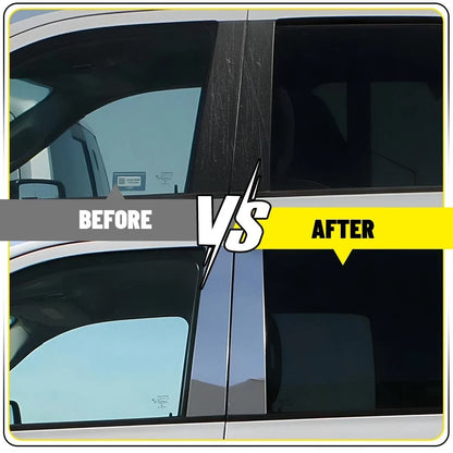 Stainless Steel Chrome Pillar Post Cover Trim for Cadillac CT6 (2016–2020) 6-30X