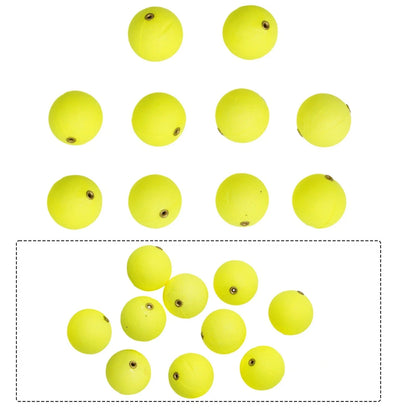 Floating Ball Foam Bobbers for Fishing (Bright Colors, EVA)