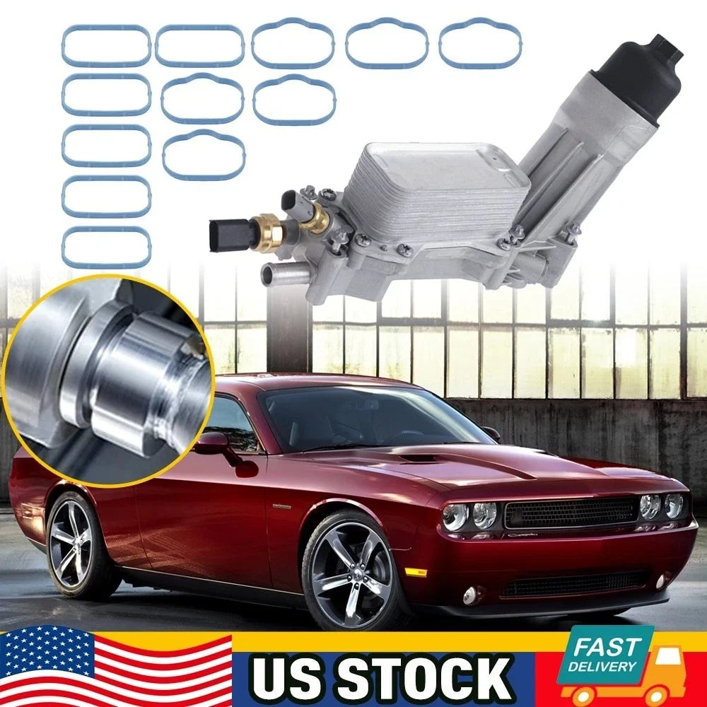 Engine Oil Cooler Filter Housing Assembly for Dodge Chrysler Jeep (2011–2016)