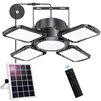 176LED Solar Shed Light for Outdoor Indoor Use