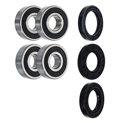 Wheel Bearing Seal Kit for Kawasaki ZG1000 Concours (1986–2006) MK1008563 6203-2RS 6304-2RS
