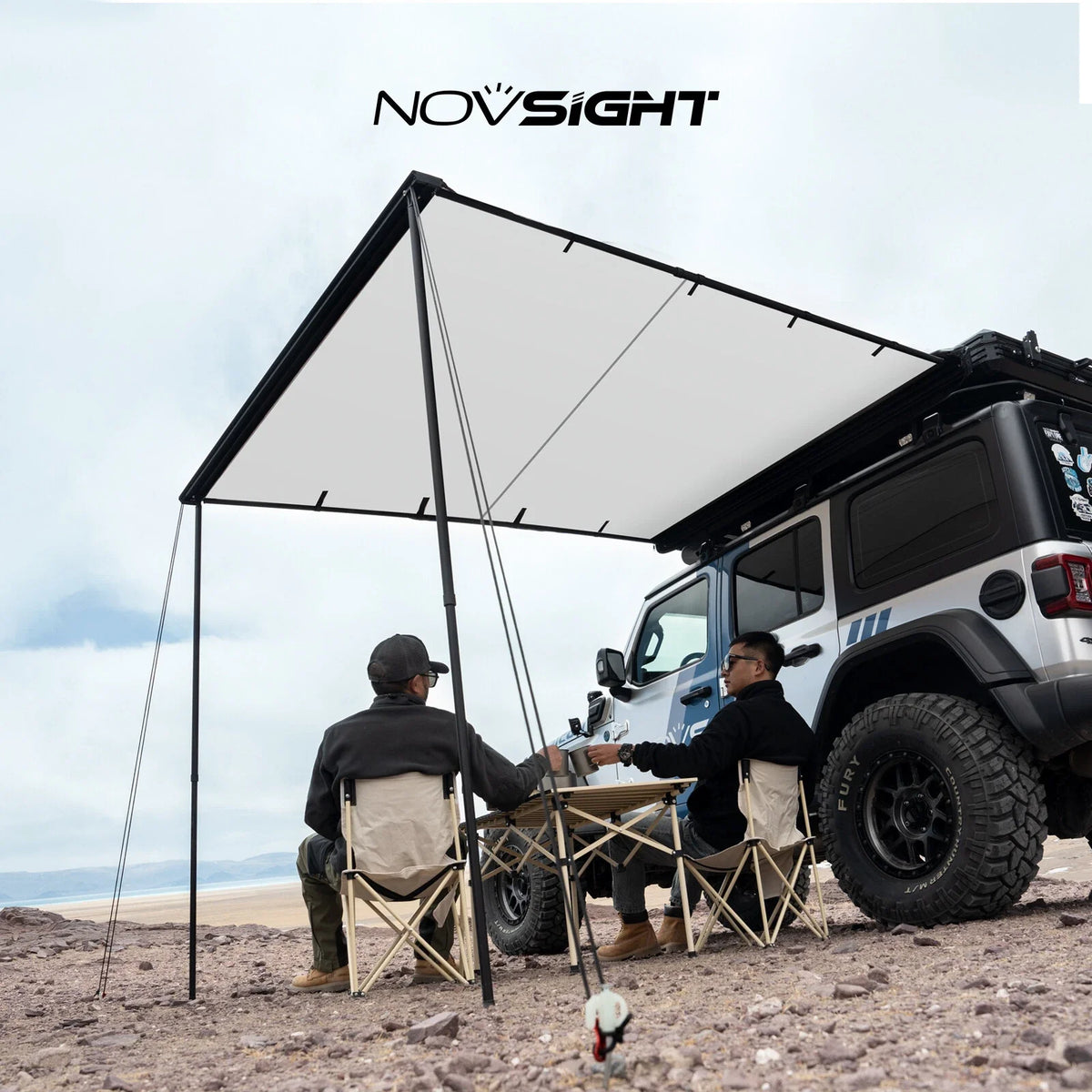 Car Awning Side Tent for Camping (5.2x8.2ft) Waterproof