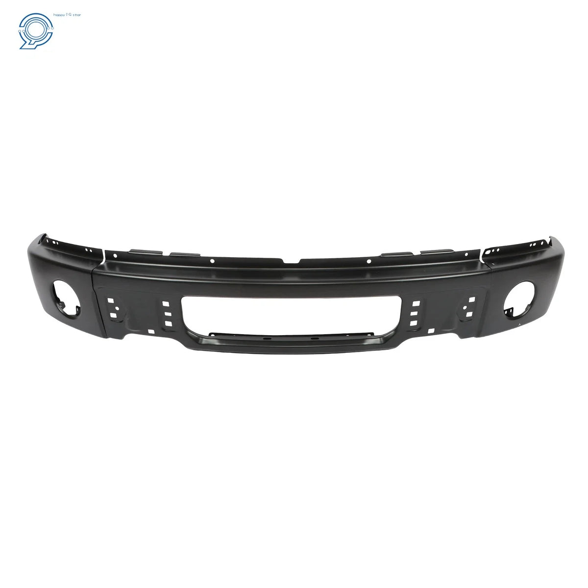 Front Bumper for Ford F150 (2009–2015) W/ Fog Light Hole, Black Steel