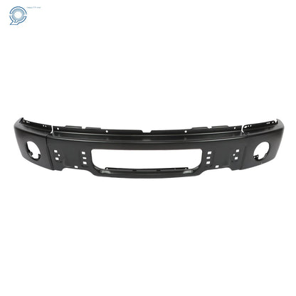Front Bumper for Ford F150 (2009–2015) W/ Fog Light Hole, Black Steel
