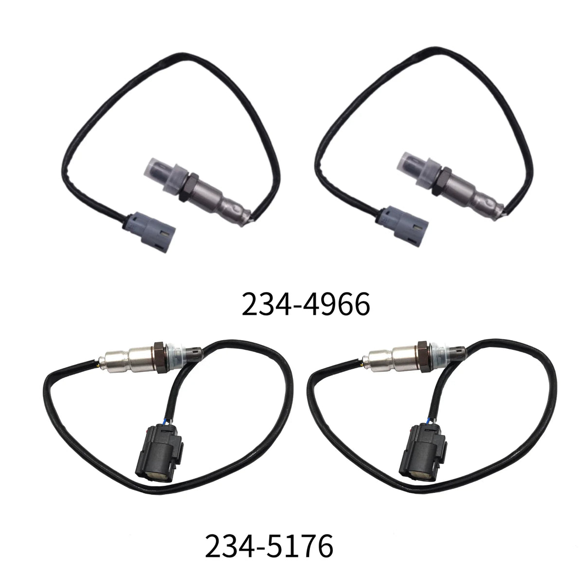 Set of 4 Oxygen Sensors for Ford E-350 (2016–2018)