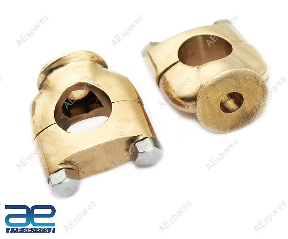 1" Handlebar Riser Holding Bracket Clamp Set for Universal Fit