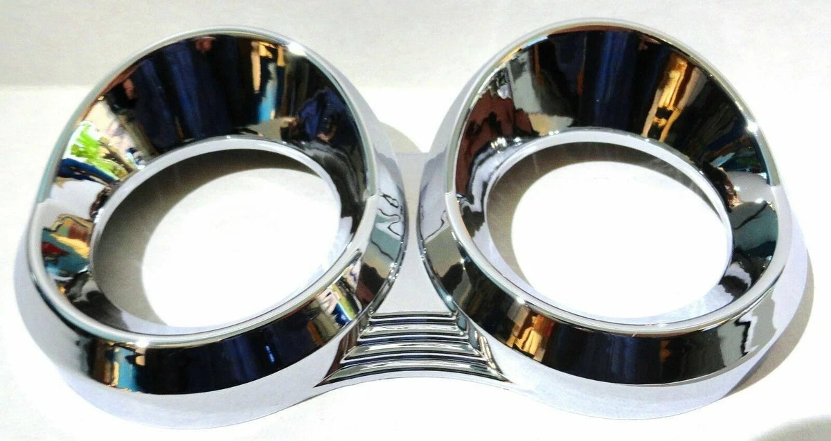 2 Gauge Horizontal Cover Bezel Visor for Peterbilt (2005 & Older) UP#41719