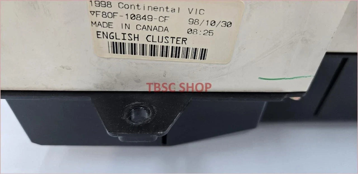 Instrument Cluster for Continental (1998–2002) F8OF-10849-CF