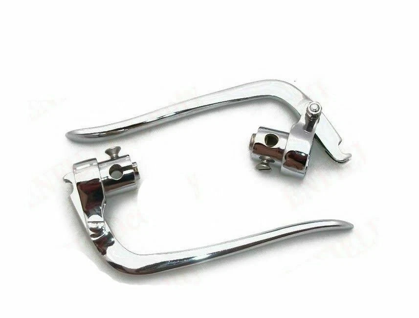 Chrome Brake and Clutch Lever for Ariel AJS BSA (7/8" Handle Bar)
