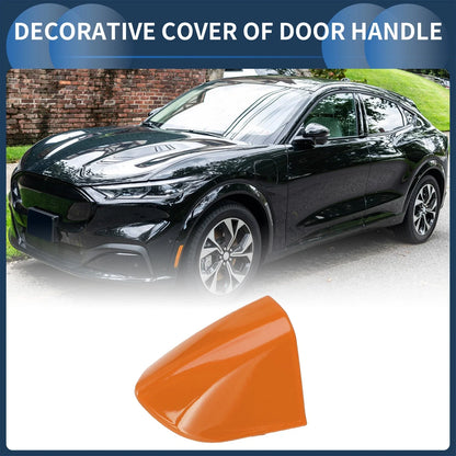 1 Pc Door Handle Cover Front Left for Ford Mustang (2015–2020) ABS Orange