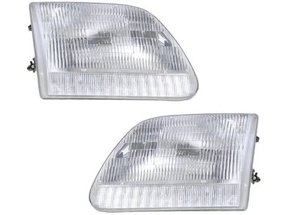 Headlight Assembly Set for Ford F250 (1997–1999) 25845WQPD