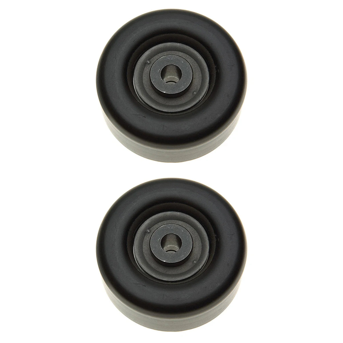2X Accessory Drive Belt Idler Pulley Set for Sierra 3500, Silverado 3500