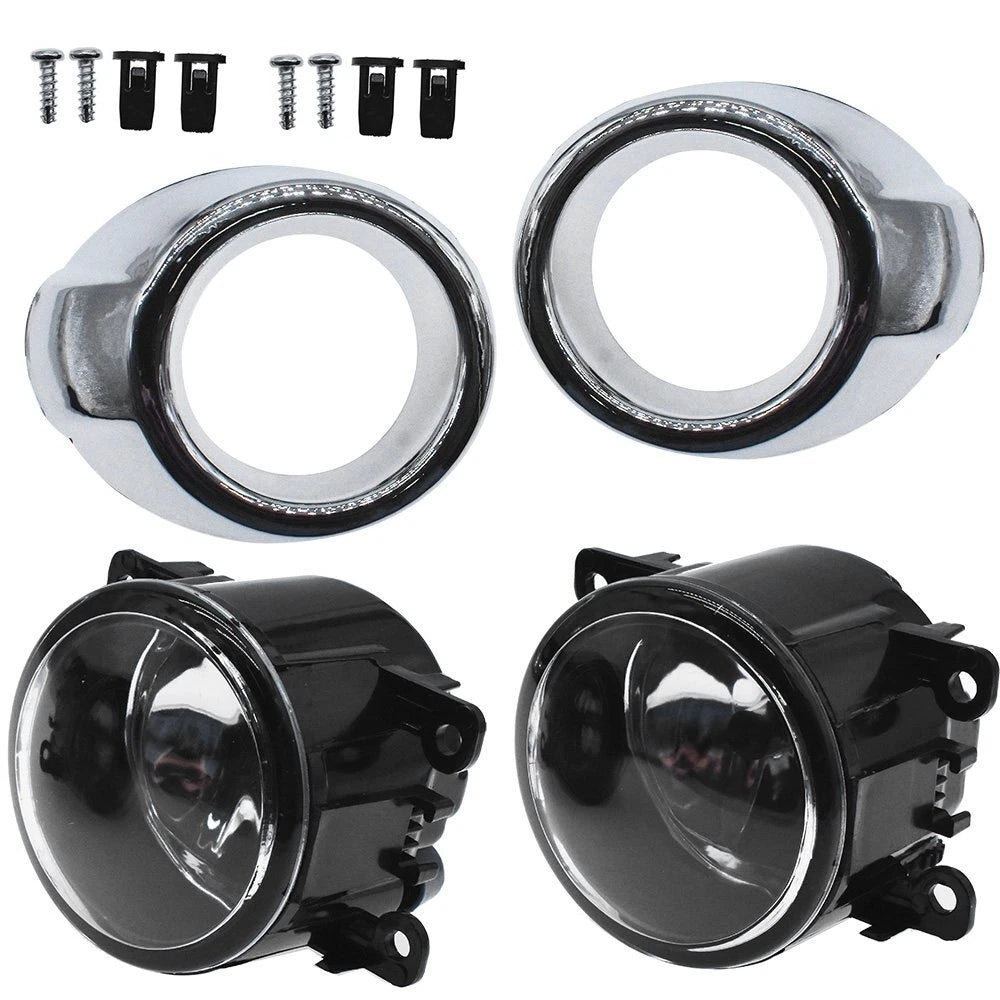 Set of 2 Clear Fog Lights Assembly for Ford Focus (2012–2014) 4F9Z15200AA, CV6Z15200AA