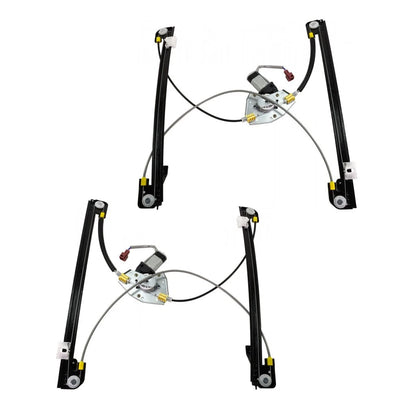 Set of 2 Window Regulators for Dodge Caravan/Grand Caravan (1996–2000) PLX-M0-USA-D462924-CL360A71, CH1350112, CH1351112