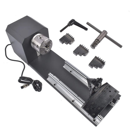 Rotary Axis with 3-Jaw Chuck for CO2 Engraver (50W–130W) 4.2A 1.68V 1:2