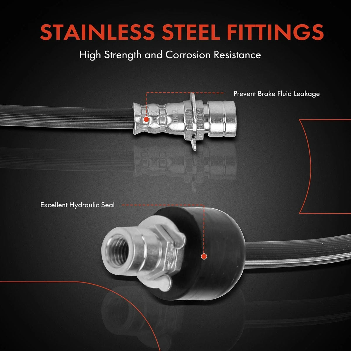Rear Center Brake Hydraulic Hose for Ford F-150 (2015–2019)