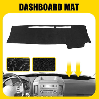 Dash Cover Mat for Nissan Titan (2004–2012) Black EXV