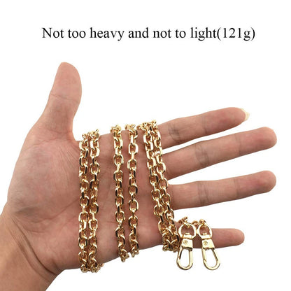 Chain Strap for Mini Pochette Purse (51.2 Inches, Gold)