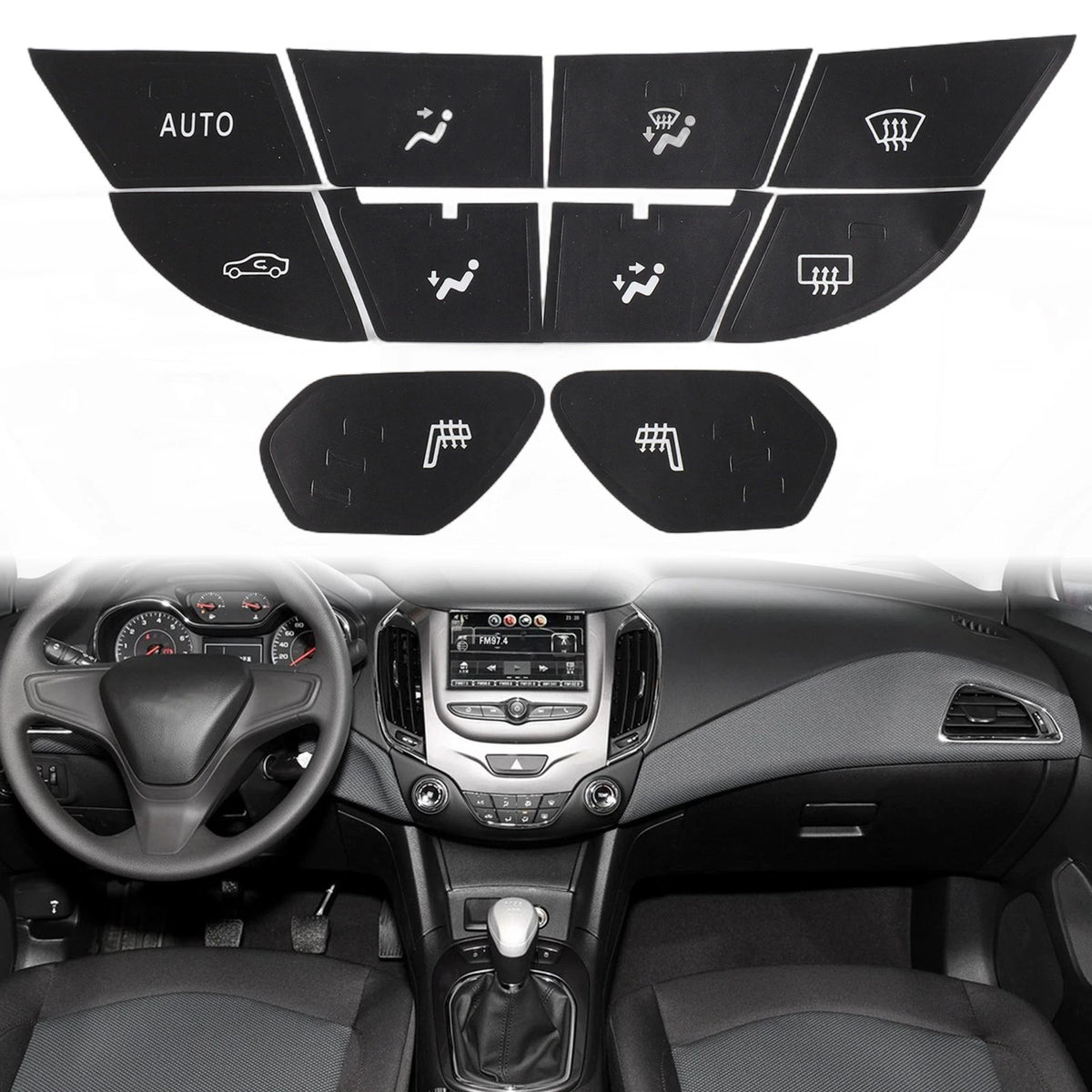 Button Repair Sticker for Chevrolet Cruze (2011–2016)