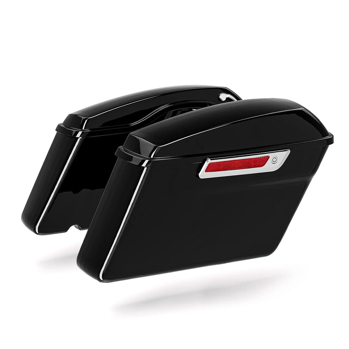 Black Saddlebags & Rear Fender LED Light for Harley CVO Road Glide (2014–2023)