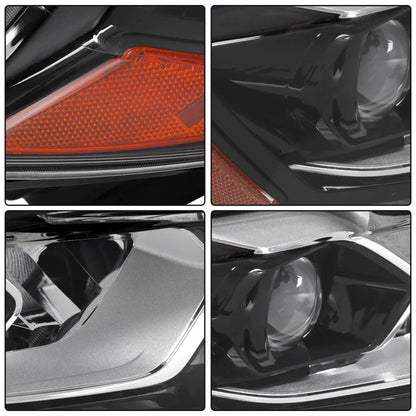 LED Headlamps for Nissan Rogue (2014–2016) Driver + Passenger Side