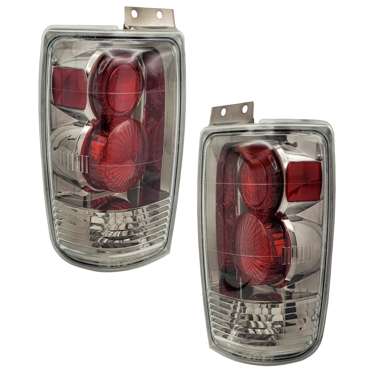 Gunmetal Brake Tail Lights Lamps Pair for Ford Expedition (1997–2002)