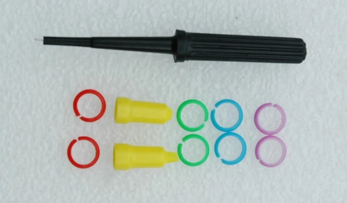 2X Oscilloscope Probes Kit 200MHz BNC to Grabber Hook Cable
