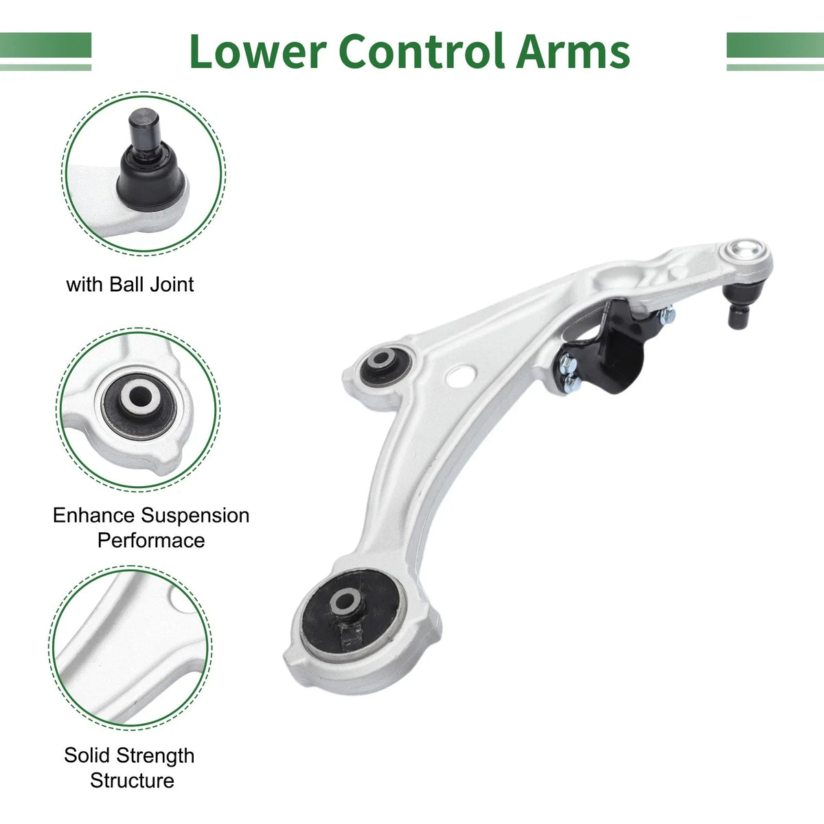 8pcs Front Suspension Control Arm Kit for Nissan Altima (No. ES800357/ES800358)