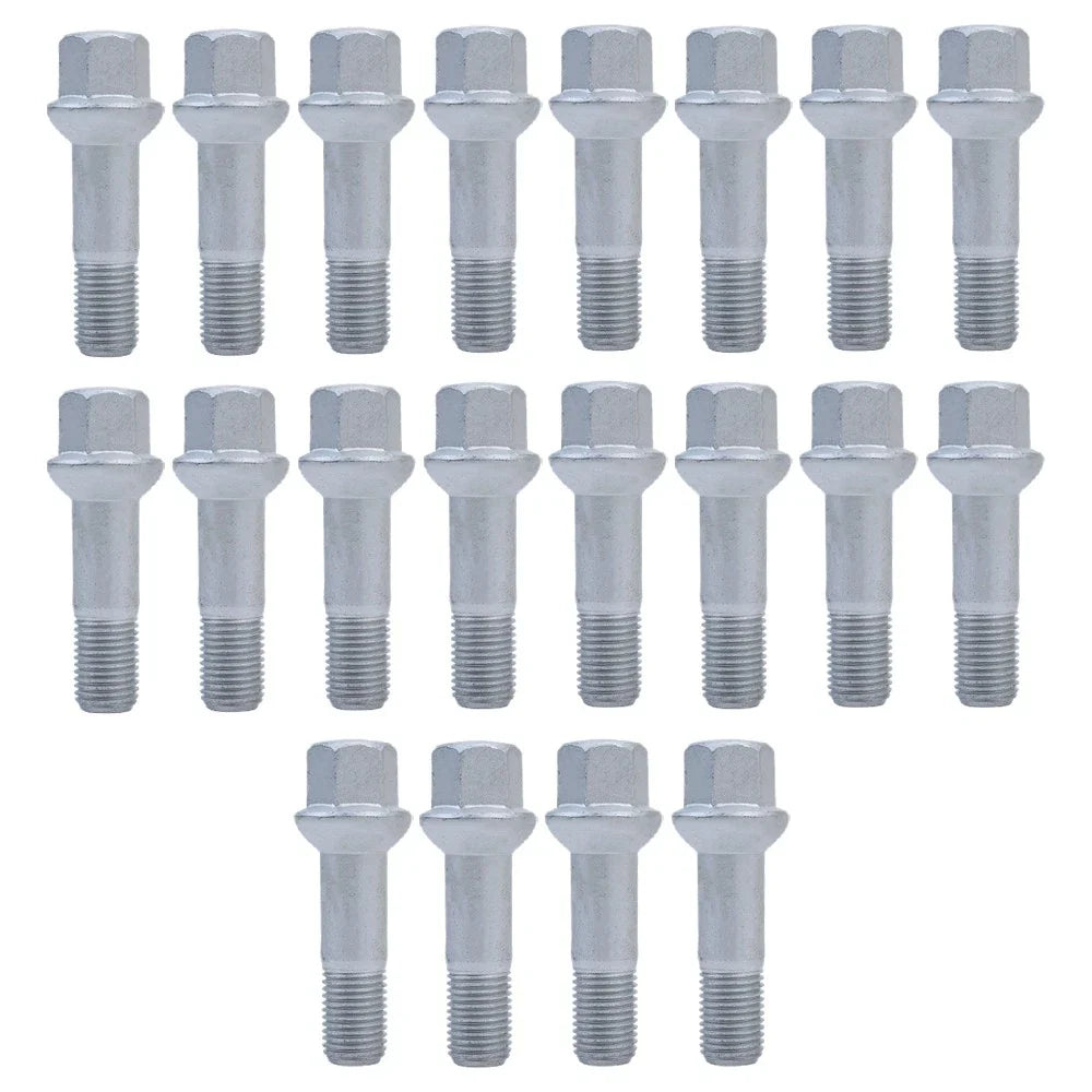 20pcs Wheel Lug Bolts Nuts Kit for Mercedes-Benz ML350 S500 GLK350 (2006–2015) 0009905307