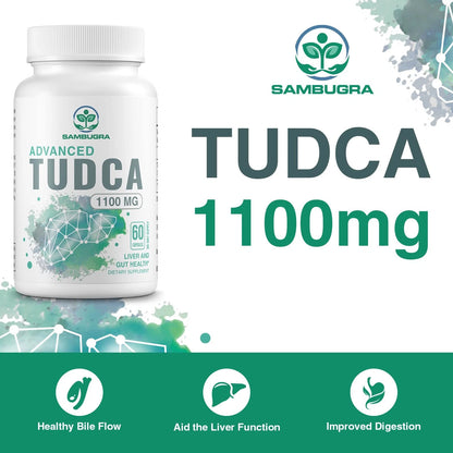 Sambugra TUDCA Liver Supplements 1100mg (60 Count)