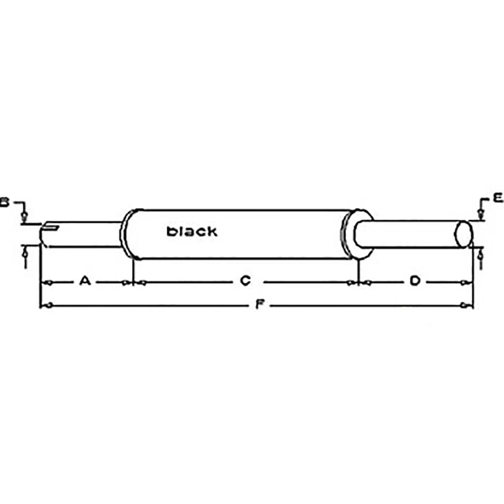 Muffler for Massey Ferguson 90