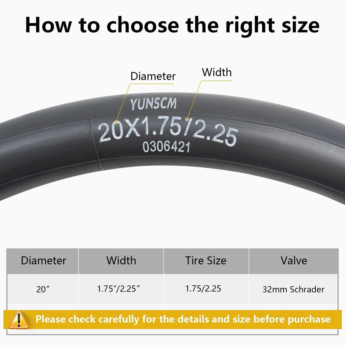 2X 20" Heavy Duty Bike Tires 20x1.75/2.25 47/57-406