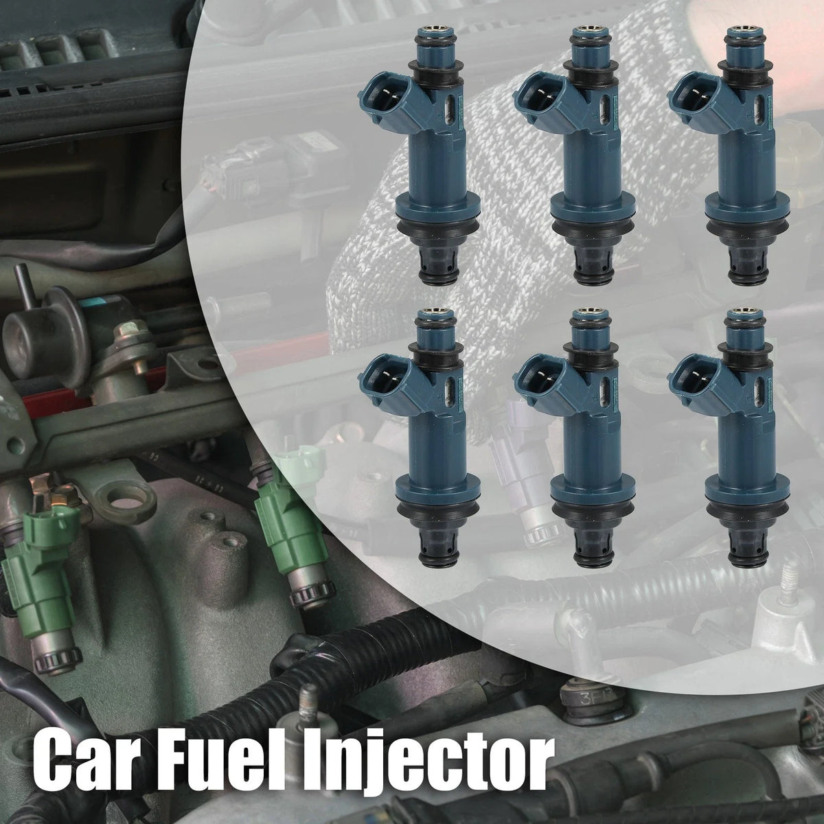 6Pcs Fuel Injector 23209-20020 for Lexus RX300 3.0L V6 (1999–2003)