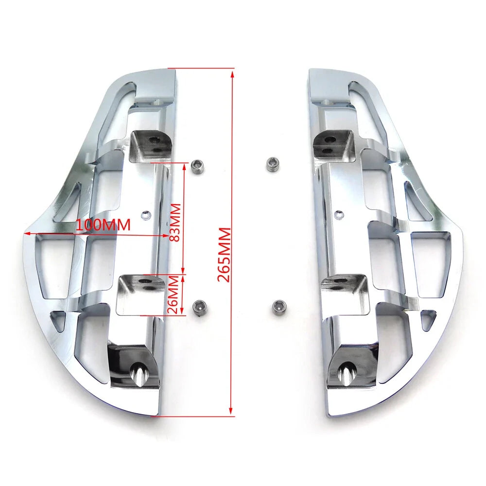 Shark Fin Dominator Passenger Footboard for Harley Touring Road King (1986–2019)