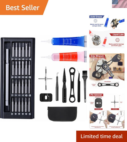 24-in-1 Fishing Reel Tool Kit - Corrosion-Resistant