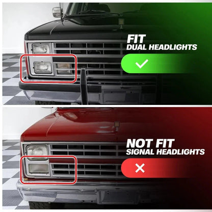 Smoked Switchback LED Signal Blinker Corner Light for Chevrolet GMC Pickup