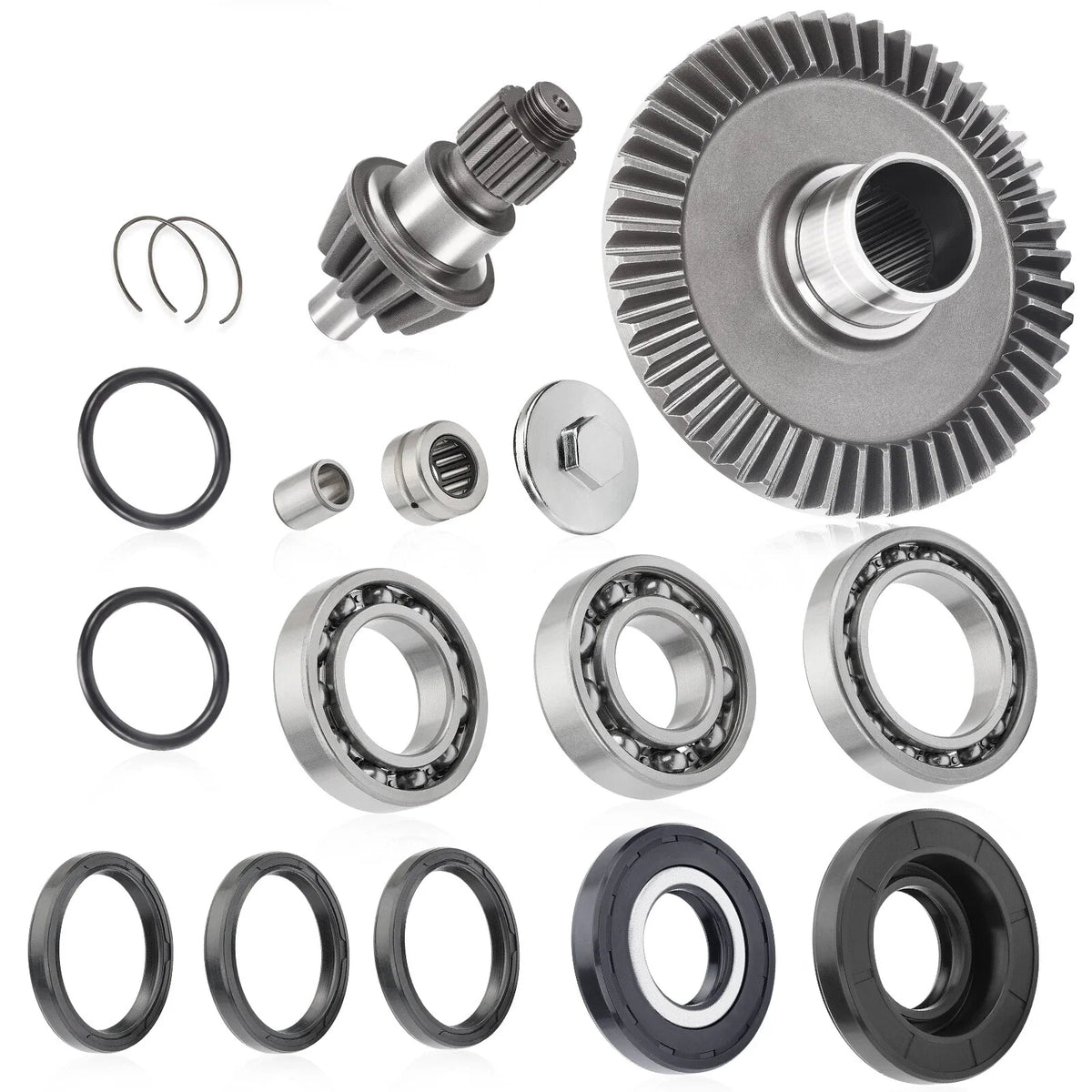 Rear Differential Rebuild w/ Gear Kit for Honda Recon 250 TRX250 (1997–2023)