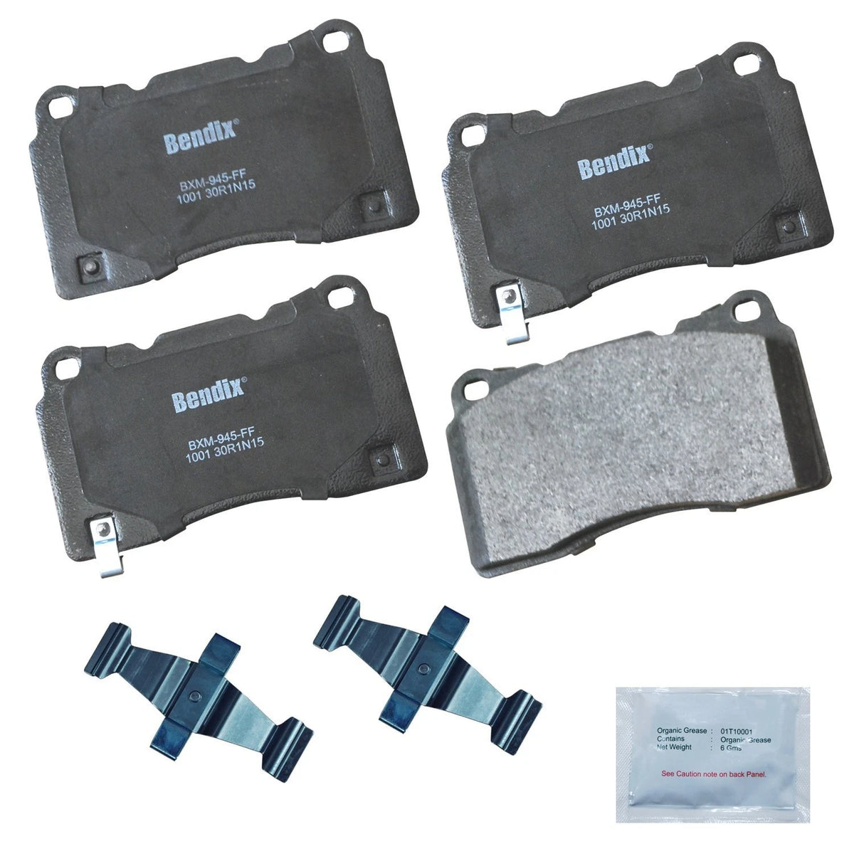 Semi-Metallic Front Brake Pads for Select Vehicles