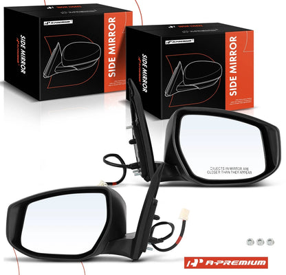 A-Premium Pair Power Mirrors for Nissan Sentra (2013–2019) 96302-3SG0B, 96301-3SG0B