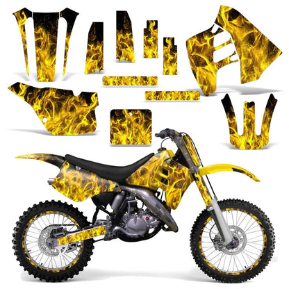 Graphic Stickers +#PLT/RIM Decals for Suzuki RM125 (1992) & RM250 (1989–1992)