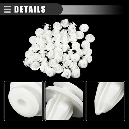 50 Pcs Door Trim Panel Push Clips for Nissan (No. 0155309791)