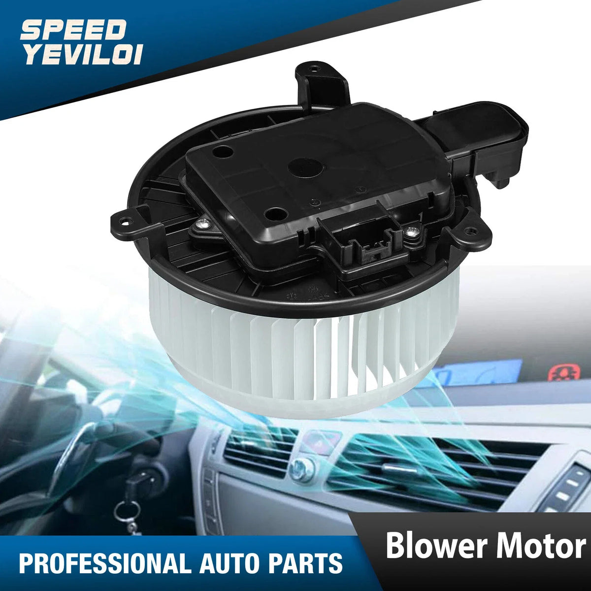 AC Heater Blower Motor Fan Assembly for Toyota Sienna Sequoia (2011–2022)
