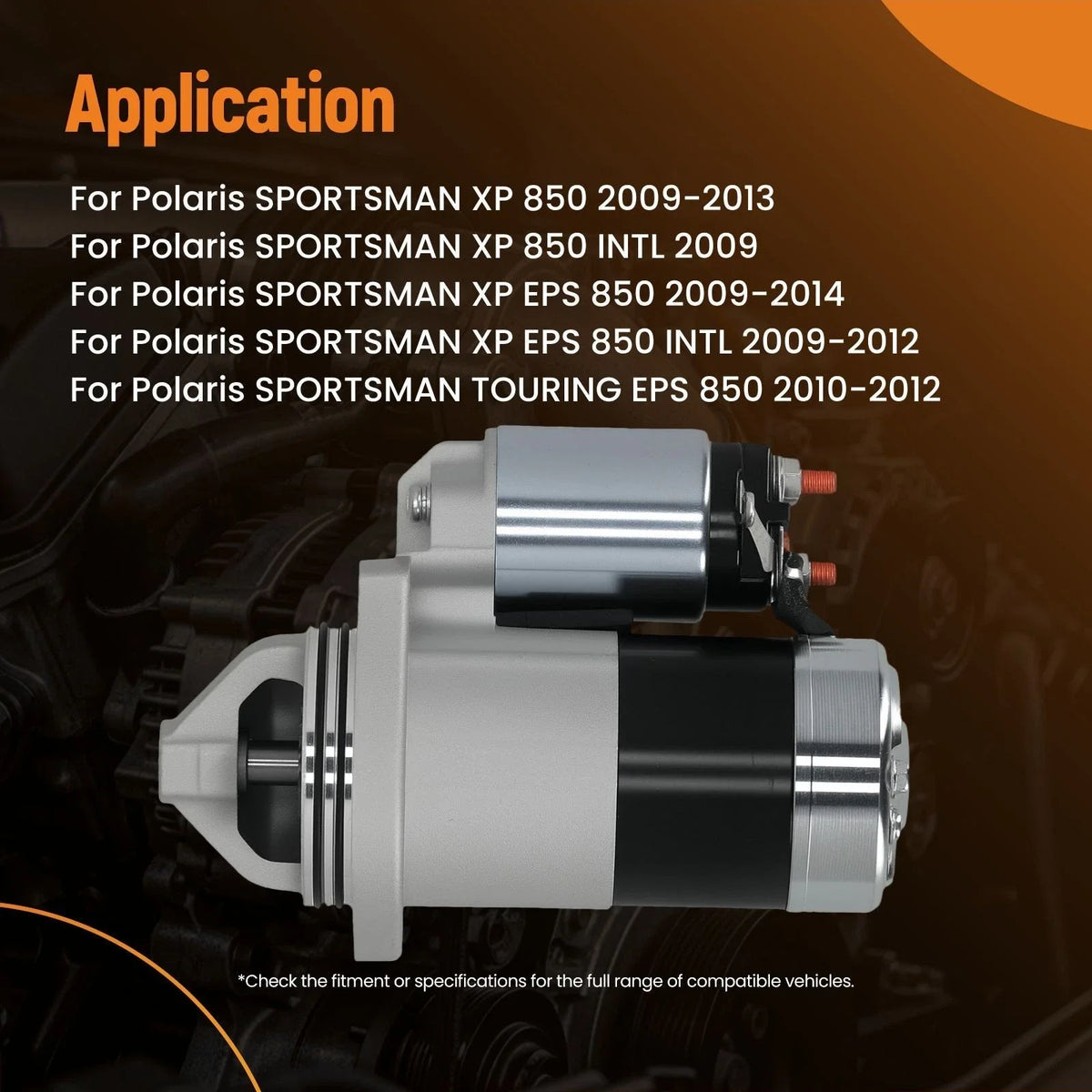 Starter Motor for Polaris Sportsman XP 850 1000 (2009–2021)