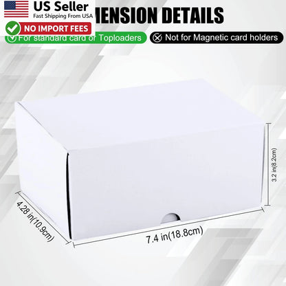4X Card Storage Box for Trading Cards (100 Count)