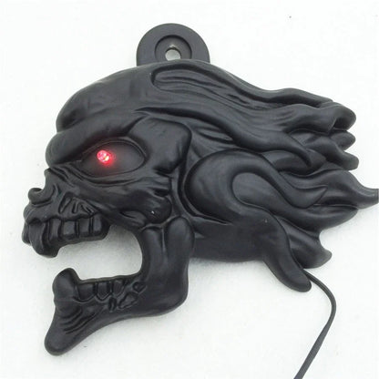 Black Zombie Horn Cover with LED for Harley Cowbell & V-Rod (1992–2020)