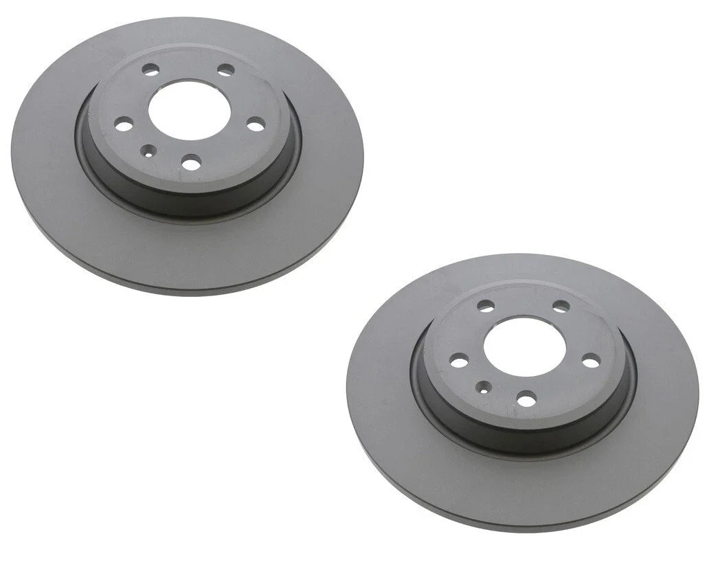 Zimmermann Pair Set of 2 Rear Brake Disc Rotors for Audi A4 A5 Q5 (2008–2020)