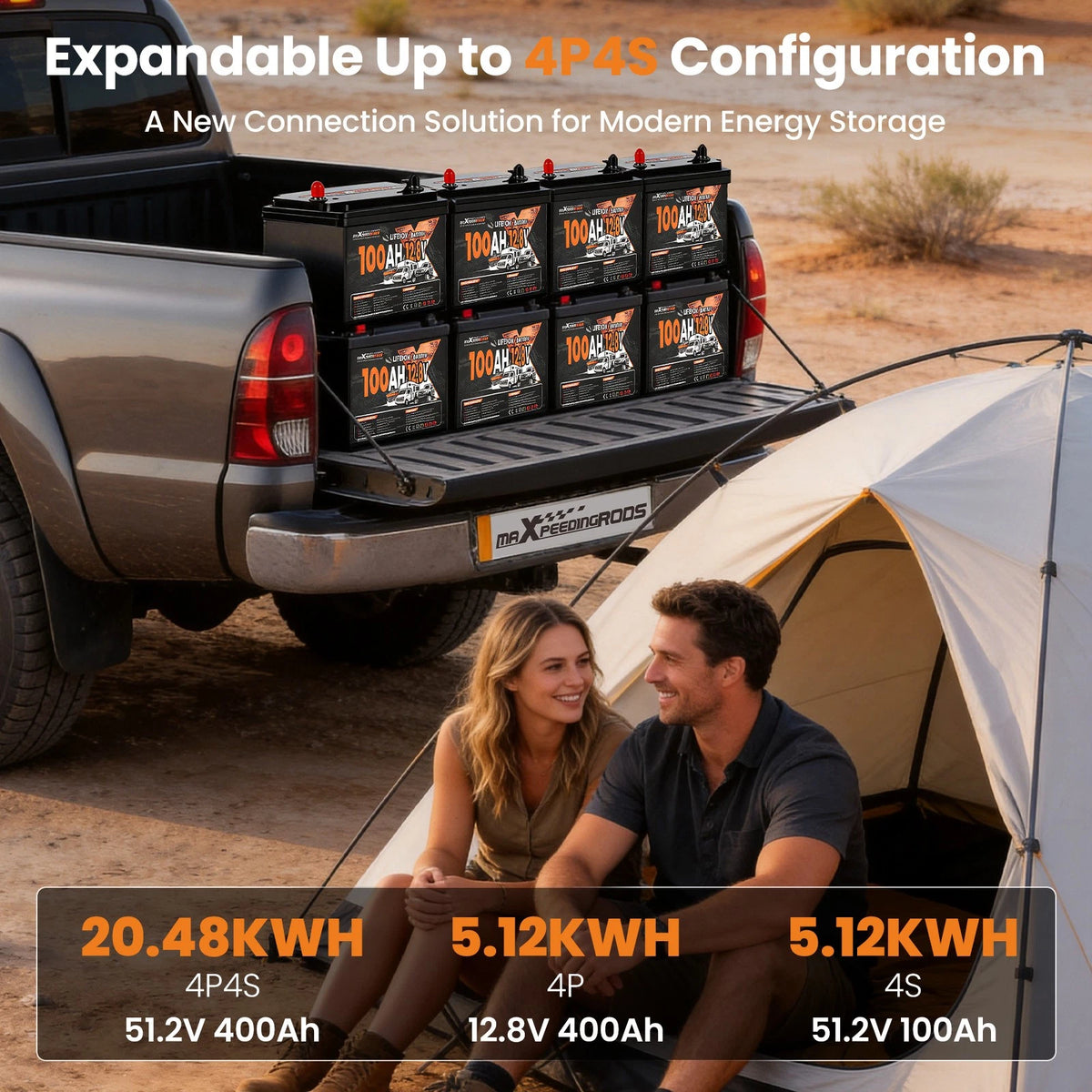 100Ah 12V Deep Cycle LiFePO4 Battery for Caravan Off Grid
